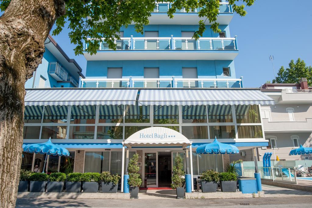 Hotel Bagli Римини Екстериор снимка